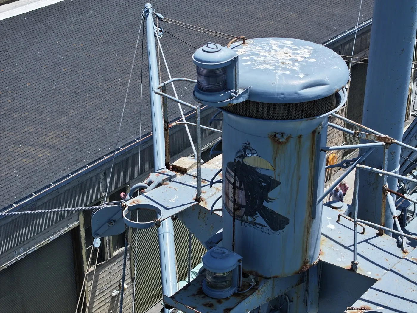 Close deck view of SS Jeremiah O'Brien